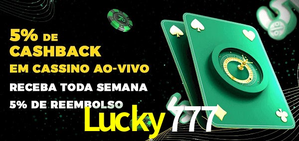 Promoções do cassino ao Vivo Lucky777